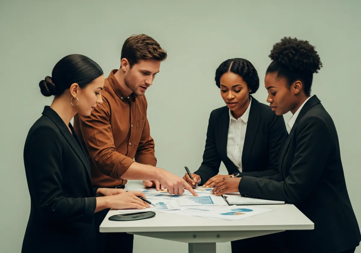 Gruppo di consulenti in ufficio